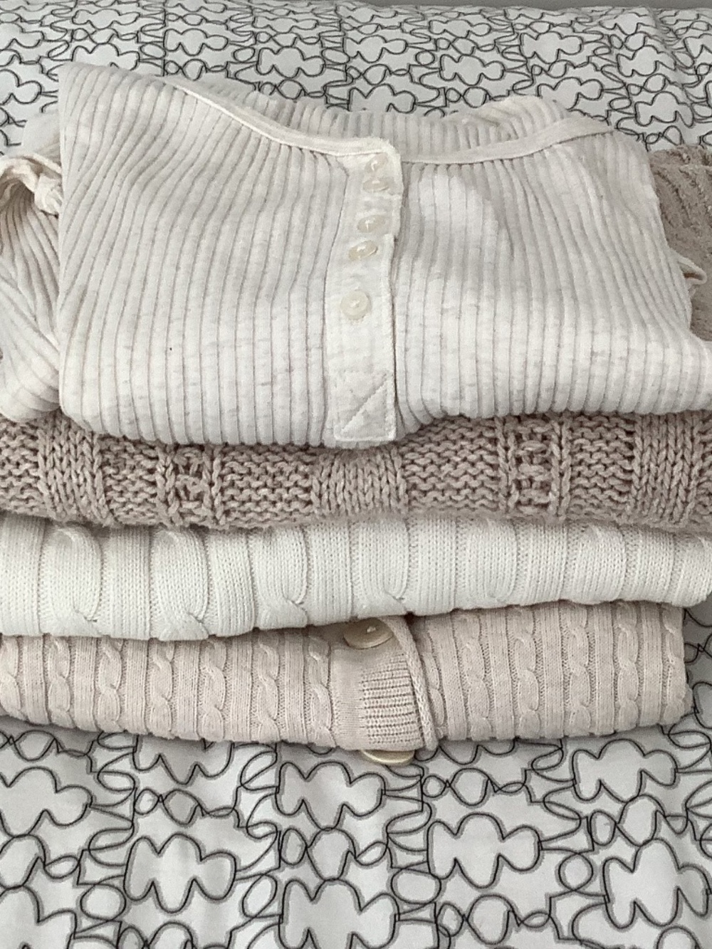 Neutral Cotton Sweater Bundle